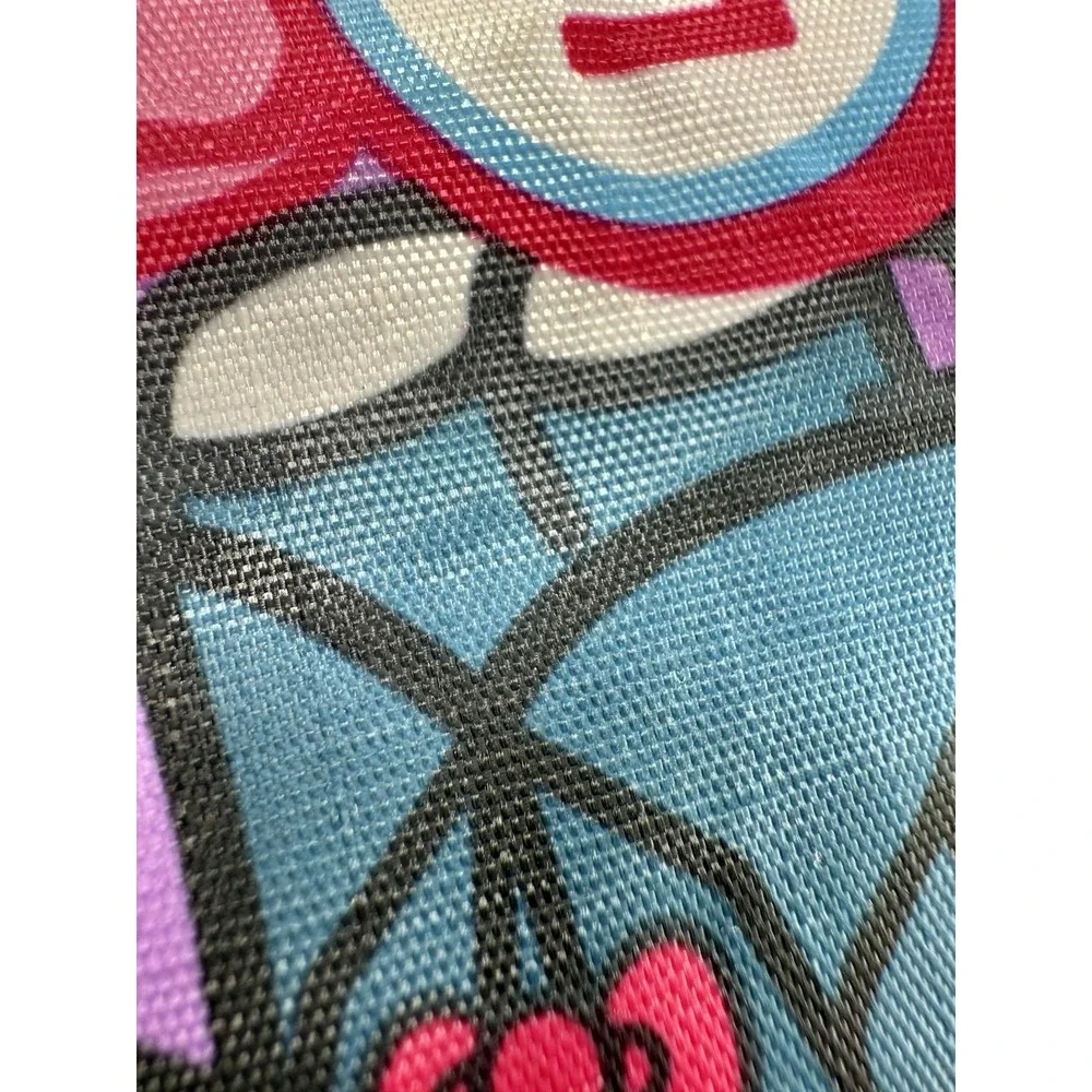 Hello Kitty Las Vegas Reusable Tote Bag‎ Colorful Sanrio Ripstop Style EUC